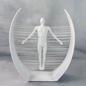 QUANTUM LEAP NBC SAM BECKETT IN QUANTUM ACCELERATOR 1989 ACTION FIGURE DISPLAY